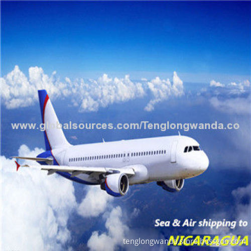 Air shipping to Managua MGA of Nicaragua from Shenzhen, Guangzhou, Hong Kong